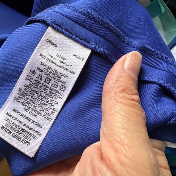 Ted Baker London Kipp Royal Blue Mini Dress - Picture 11 of 14